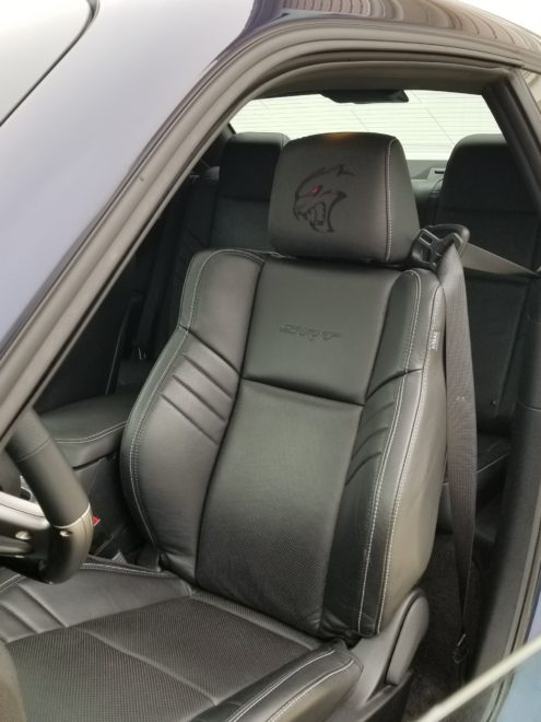 Custom Hellcat Headrests - Seatco has convertible top experts in their shop