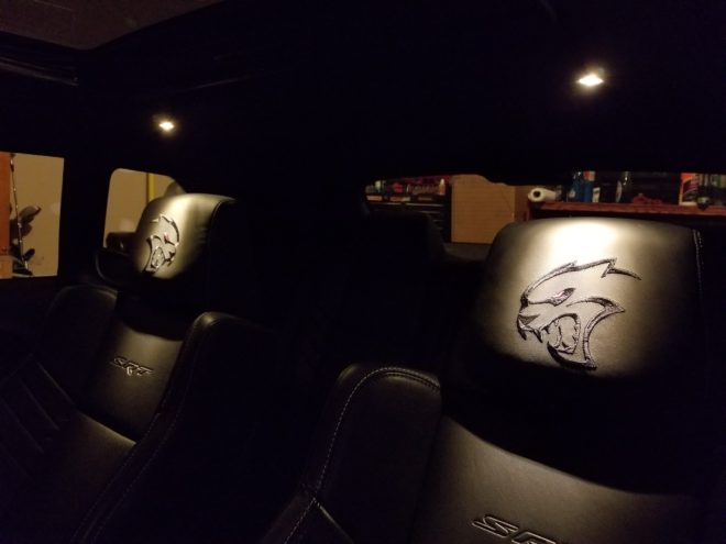 Custom Hellcat Headrests - Seatco has convertible top experts in their shop